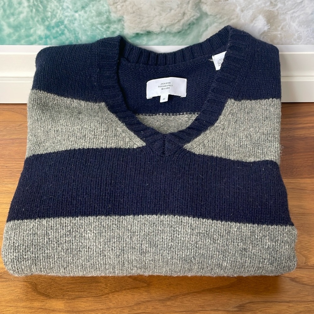 Jack spade wool + cashmere sweater